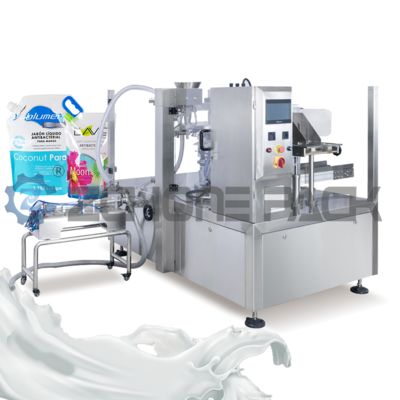 Automatic Liquid Juice Packaging Machine Easy Operation for Beverage Industry Multi-Function Stand-Up Pouch Bag
