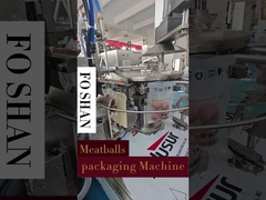 Μηχανή αυτόματης συσκευασίας προϊόντων κρέατος σε σακούλες κάτω από το υλικό σφραγίσματος ατμοσφαιρικό άζωτο